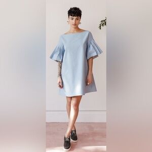 Silvae Sola Shirt Dress in Denim Size Small NWT